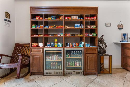 a display case with toys inside of it at Best Western Plus Ruidoso Inn in Ruidoso