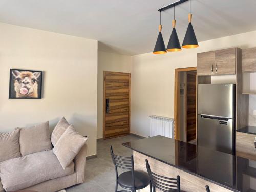 Astra Faqra 3BR w Pool and Balconyにあるキッチンまたは簡易キッチン