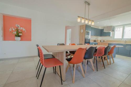 Dapur atau dapur kecil di Le clos de la digue