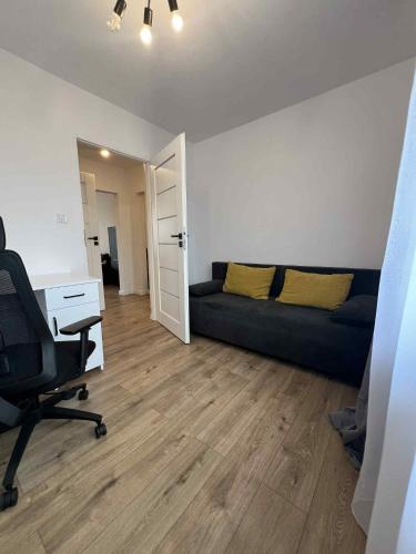 Χώρος καθιστικού στο Max Apartamenty