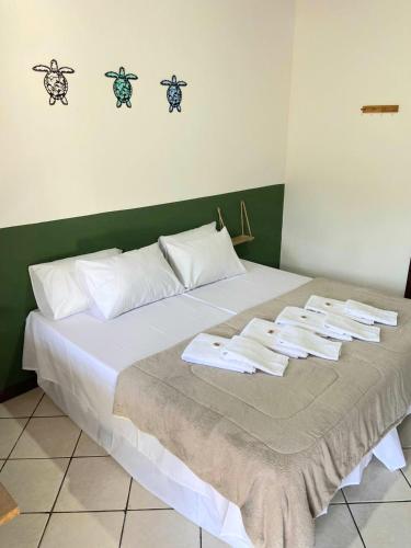 Katil atau katil-katil dalam bilik di Pousada Verona Paraty