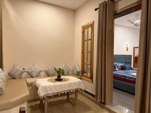 Ένα ή περισσότερα κρεβάτια σε δωμάτιο στο Sand Castle Villa