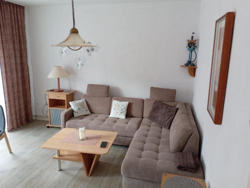 Posezení v ubytování Lüttje Eiland