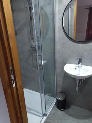 Koupelna v ubytování Apartament Gaya