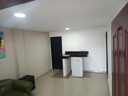Una cocina o cocineta en Hotel Dorado BAQ