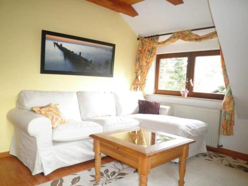 Ruang duduk di Inselspecht OG Comfortable holiday residence