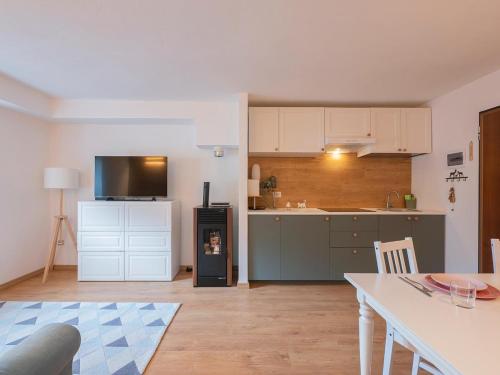 Kuchyň nebo kuchyňský kout v ubytování Alpine Retreat Bormio - With WIFI and Smart Tv