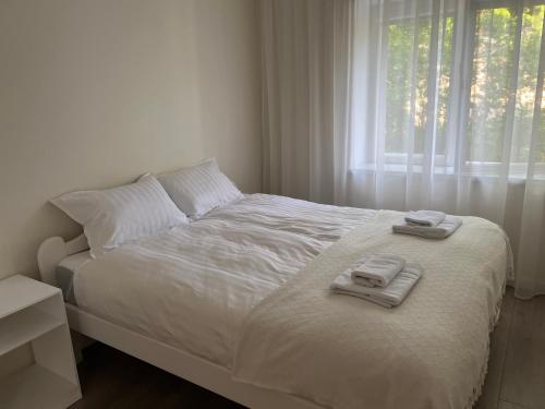 Ένα ή περισσότερα κρεβάτια σε δωμάτιο στο Stella Apartment