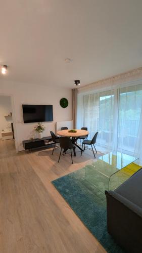 TV/trung tâm giải trí tại Bike & Ski MOSS Apartment