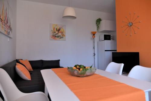 Zona de estar de B apartment with terrace 1 min walk to the beach