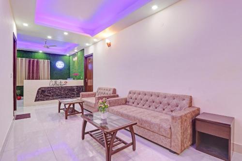 Χώρος καθιστικού στο Hotel O Premnagar Heights