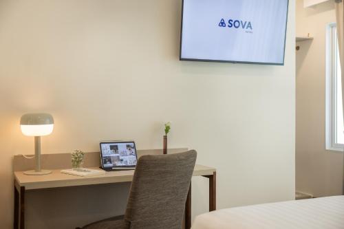 Μια τηλεόραση ή/και κέντρο ψυχαγωγίας στο SOVA Hotel Bangkok