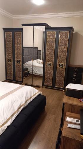 Modern Residence for families onlyにあるベッド