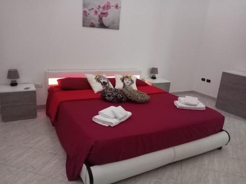 Postel nebo postele na pokoji v ubytování Sweet Home Rosa