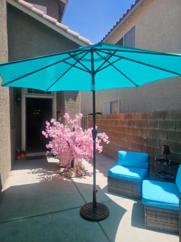 Kawasan patio atau luaran di Vegas SpringValley Stay