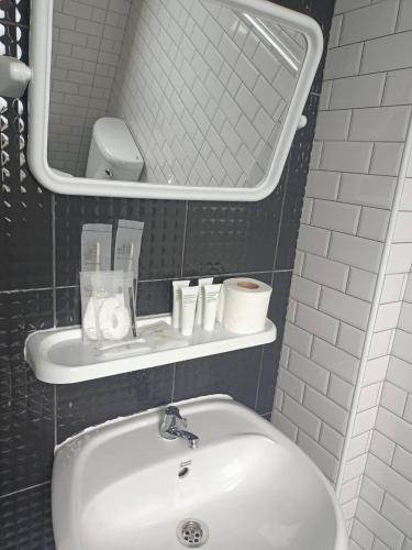 Koupelna v ubytování Comfy Hotels Suvarnabhumi Airport