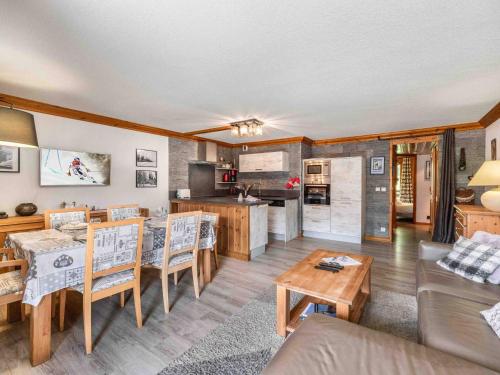 Appartement familial au pied des pistes avec balcon et parking