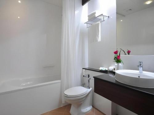 Koupelna v ubytování The Color Hotel