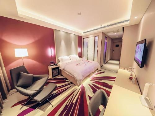 TV o dispositivi per l'intrattenimento presso Lavande Hotel·Yichun Wanda, High Speed Railway Station