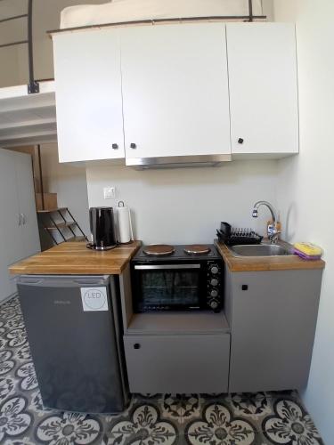 Η κουζίνα ή μικρή κουζίνα στο Apartment Studio 7