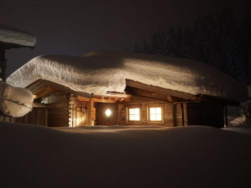 L'établissement Chicken coop with private spa en hiver