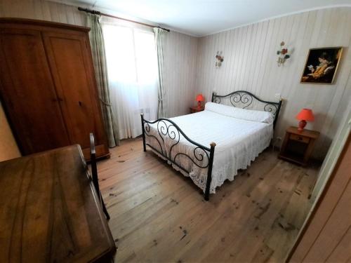 En eller flere senge i et værelse på Les chênes de Peinch