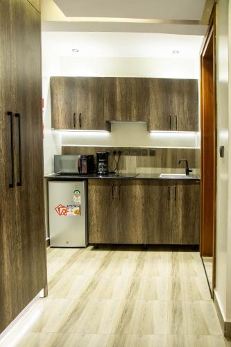 Dapur atau dapur kecil di Gigiri Lion Villas II