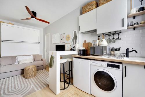 Køkken eller tekøkken på Pleasant studio - 2P - Near Tuileries Louvre