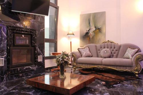 Η κουζίνα ή μικρή κουζίνα στο Suiti Art