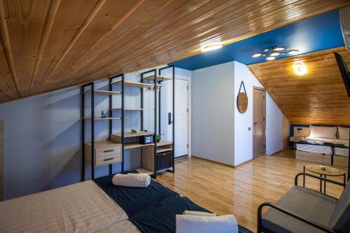 Cama o camas de una habitación en Hotel Tvisi Tbilisi