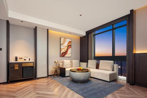 Χώρος καθιστικού στο Howard Johnson Life Qingyang Chengdu