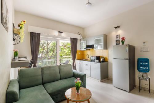Η κουζίνα ή μικρή κουζίνα στο Eiffel Suites - Kammanahalli