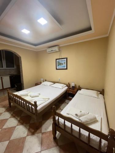 Postel nebo postele na pokoji v ubytování Apartments Klakor