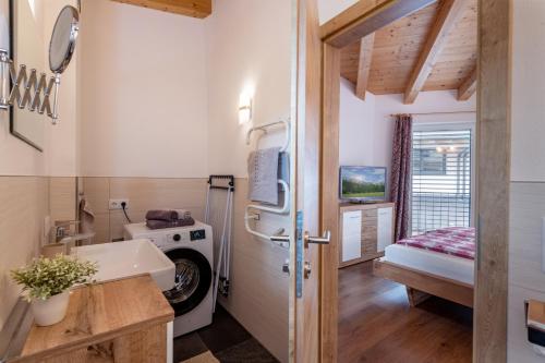 Postel nebo postele na pokoji v ubytování Ferienwohnung Riedmann