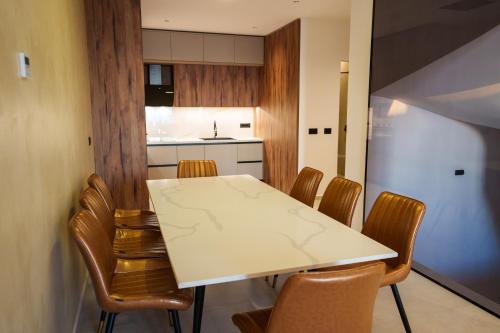 Kuchyň nebo kuchyňský kout v ubytování Ionian Premium Villas