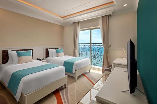 Mercure Nha Trang Beachにあるベッド
