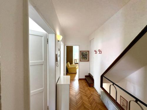 a hallway of a home with a stairway at Chez Tosca in Treviso