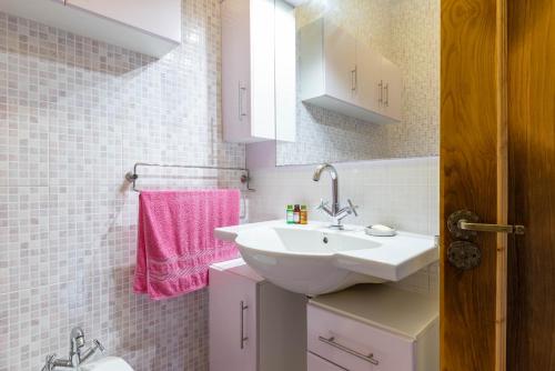 Phòng tắm tại Casa Rural Arijón en Arteixo