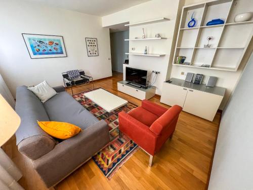 Χώρος καθιστικού στο Casa Giona