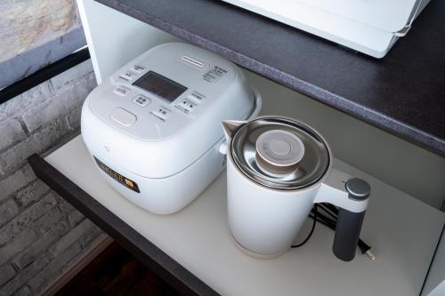 Tetera y cafetera en ルグランみしま