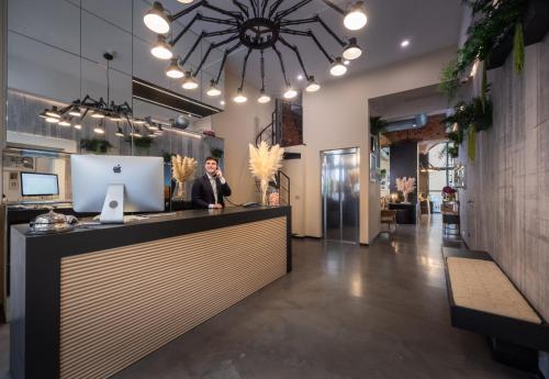 Vstupní hala nebo recepce v ubytování Globus Urban Hotel