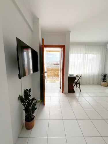 Blue apartment