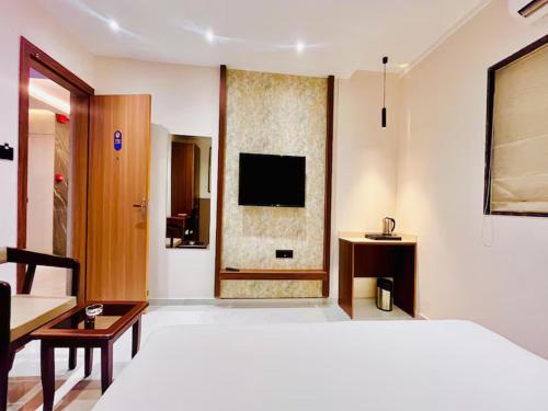 TV a/nebo společenská místnost v ubytování Hiive by Convivial Hotels