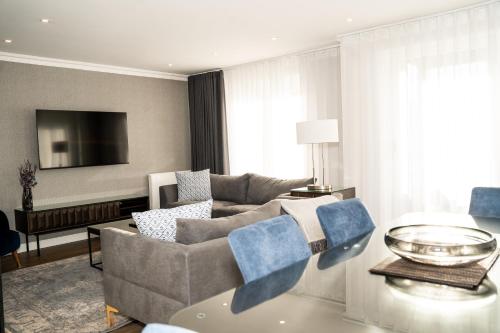 Et opholdsområde på 28 Guthrie Court - Luxury Apartment