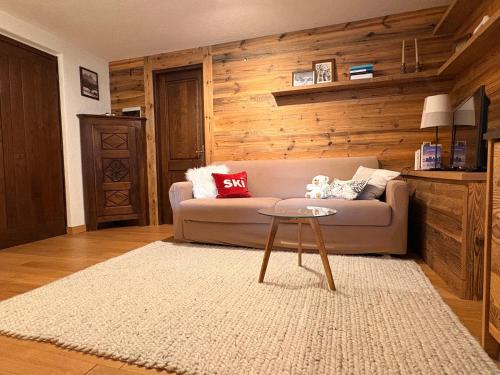 Zona de estar de L'Atelier du Temps - Maison du Glacier