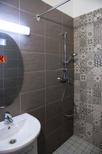 Koupelna v ubytování Supeluse Apartments