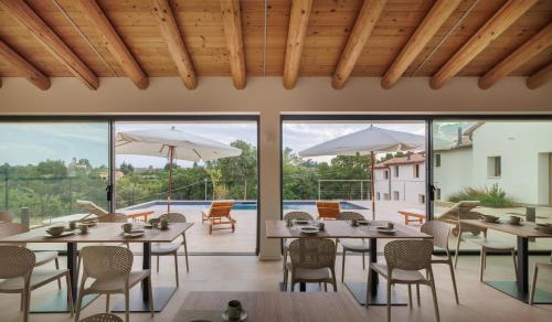 Μπαλκόνι ή βεράντα στο Agriturismo Castel Bricon