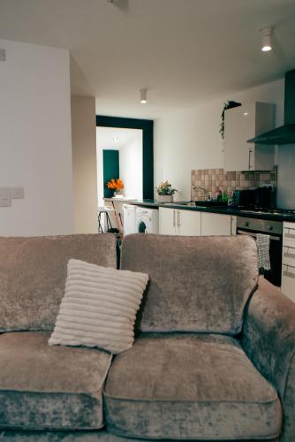 Dapur atau dapur kecil di Firdaus Central Huddersfield Apartments