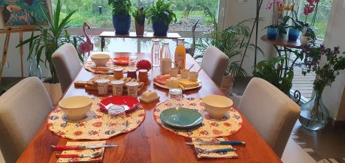 Nápoje v ubytování Chambres d'hôtes avec piscine pour max 4 adultes ou 2 adultes et 3 enfants