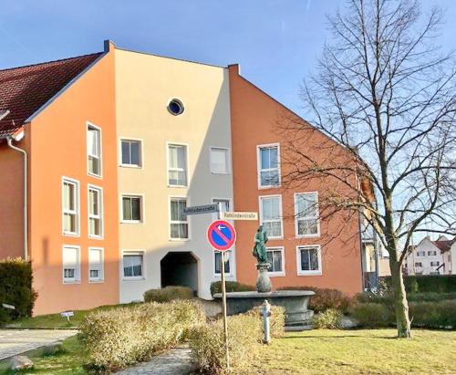 Das Gebäude in dem sich die Ferienwohnung befindet